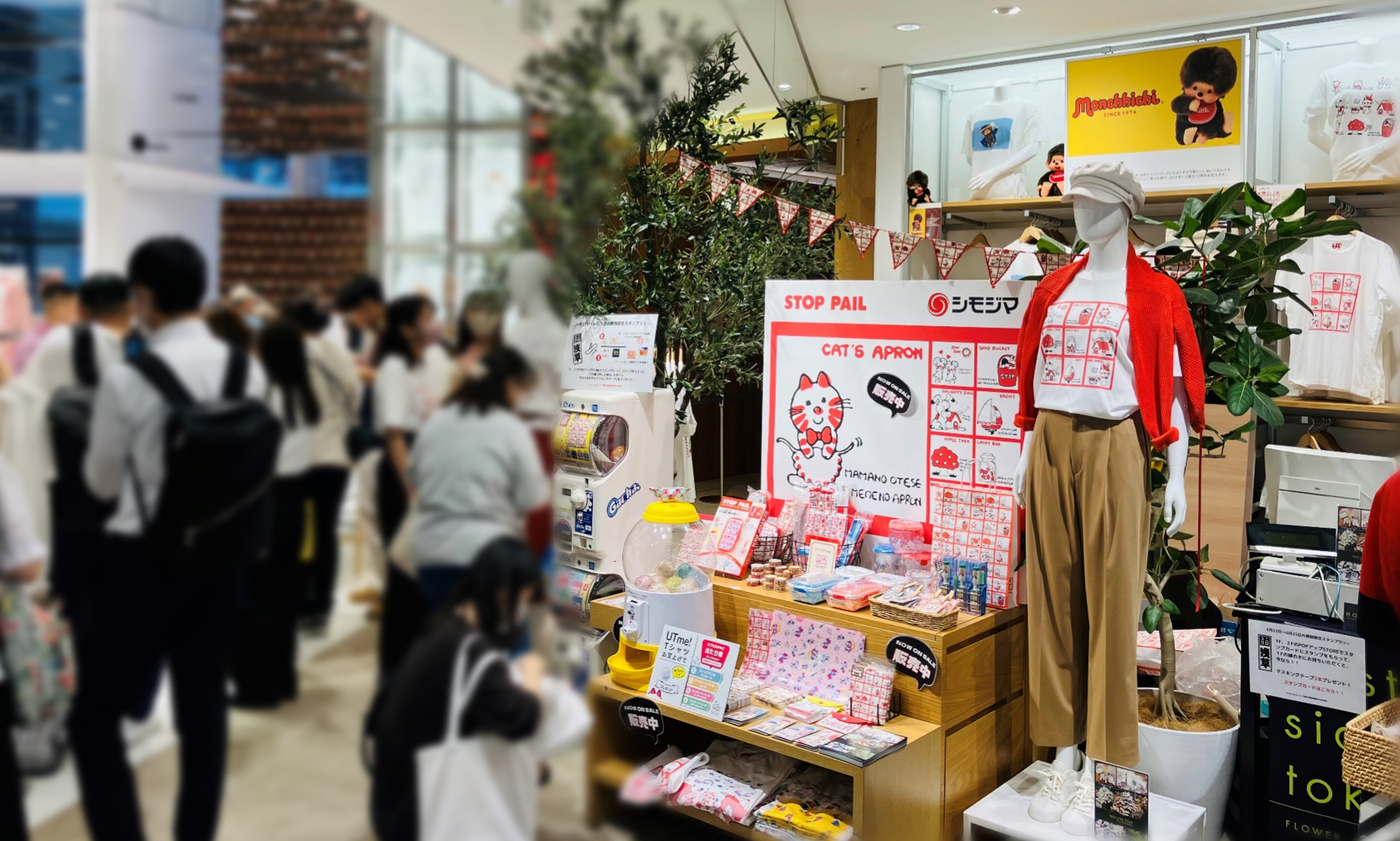 ユニクロ浅草店×シモジマ　POP UPイベントを開催しました