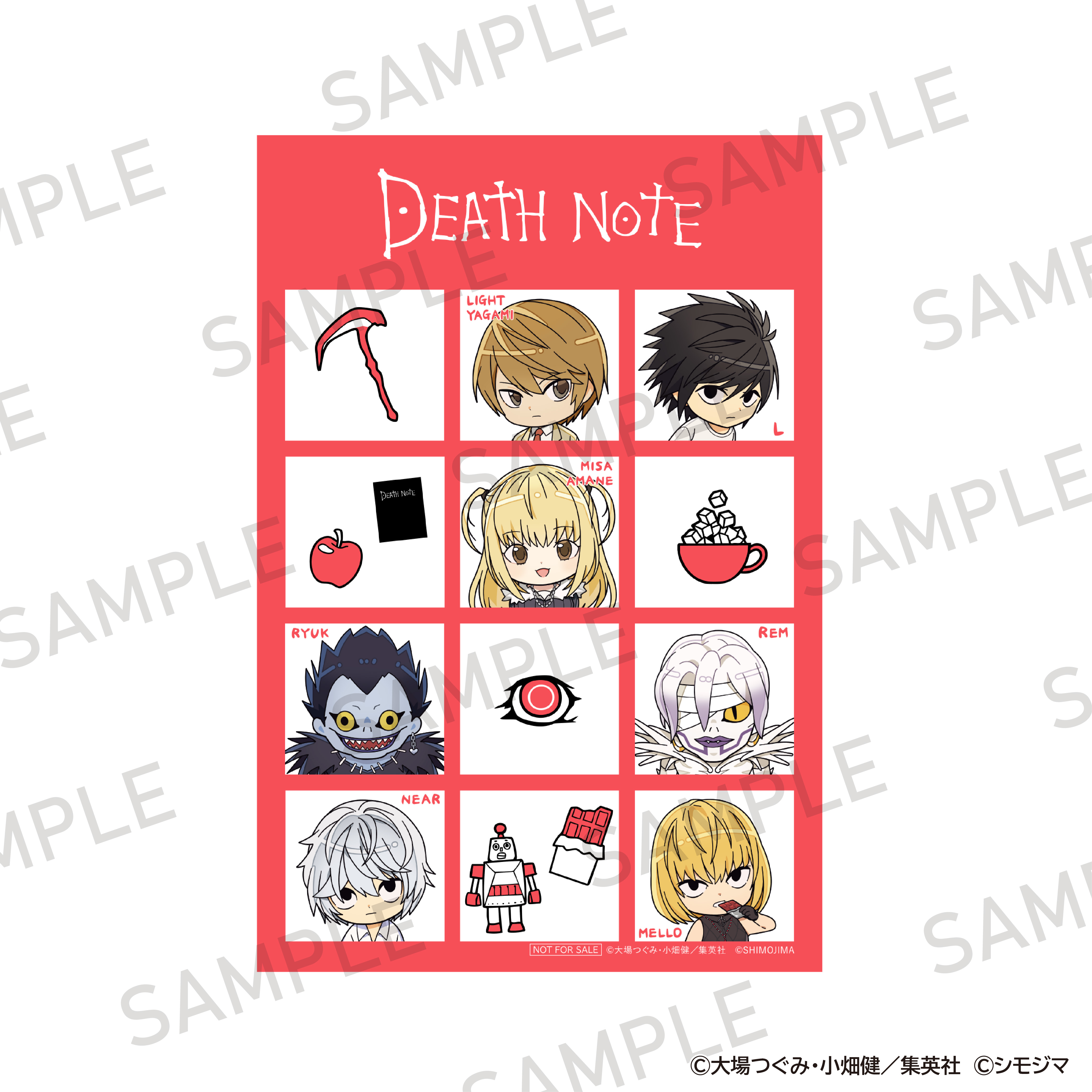アニメグッズ キャラクターグッズ 紙雑貨 紙類 11キロ以上 大量 まとめ売り DEATH NOTE』×シモジマ】コラボデザイングッズが登場！｜株式会社