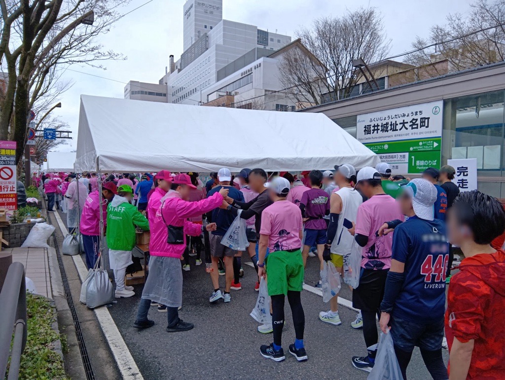 “ふくい桜マラソン”でエネルフィッシュを採用していただきました！