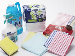 Hygiene and cleaning supplies