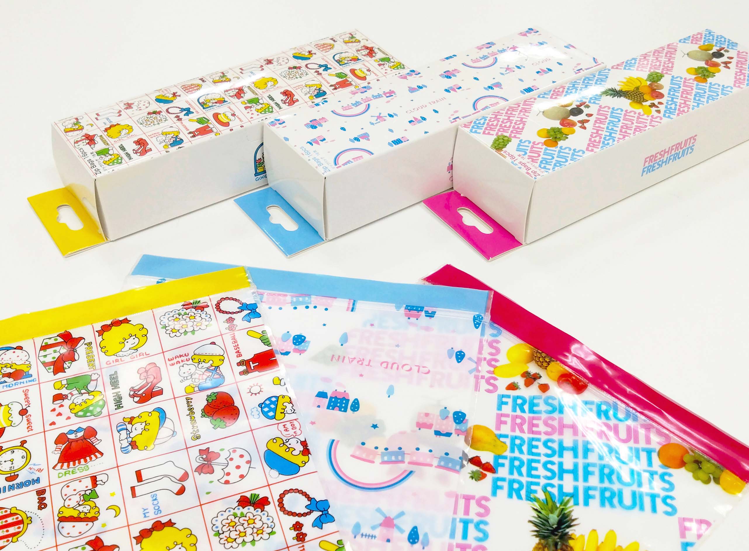 【西松屋×シモジマ】レトロコレクション柄ジップバッグ第2弾！